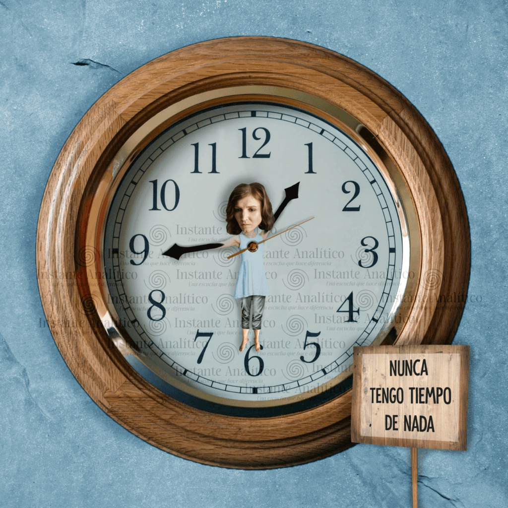 "Nunca tengo tiempo de nada"